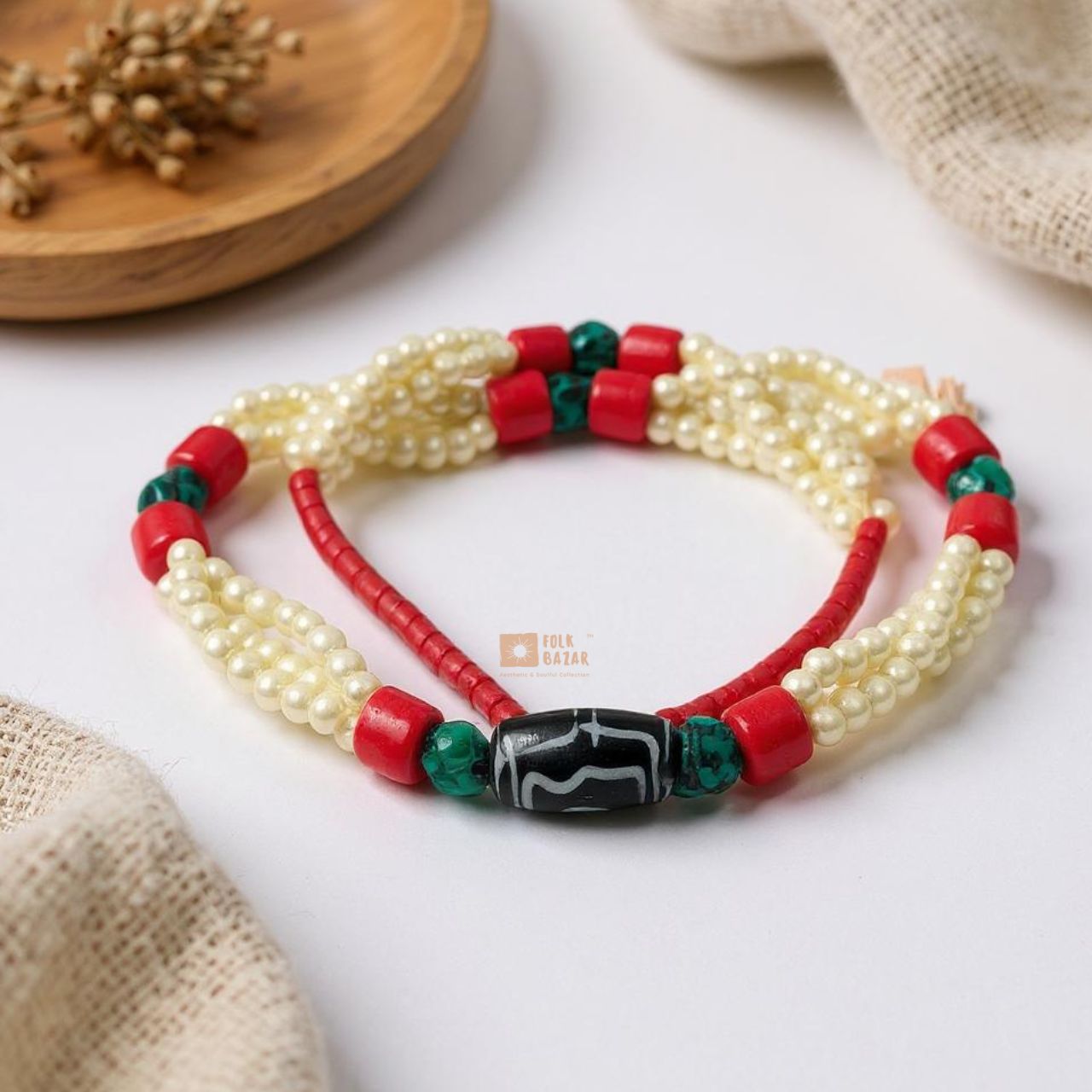 Dzi Beads Necklace